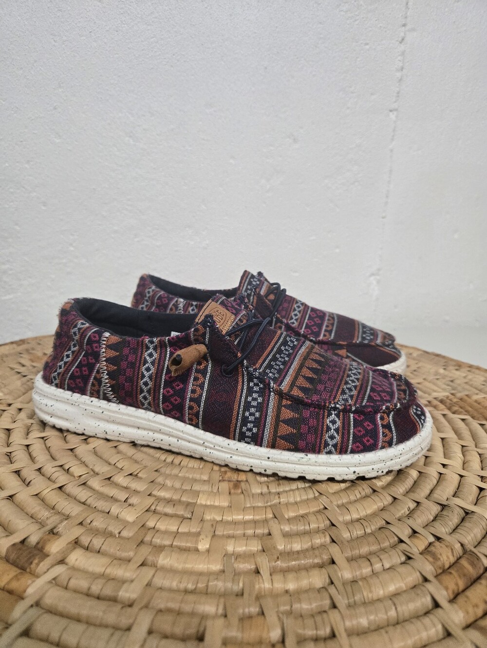 Hey Dude Wendy Southwest Canvas Loafer